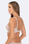 Supportive romantic dots bra Divine. Color: beige