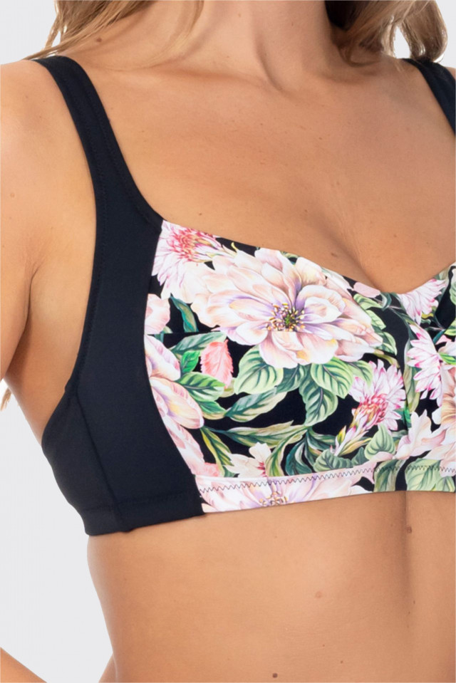 Bikini top Thalia. Color: black