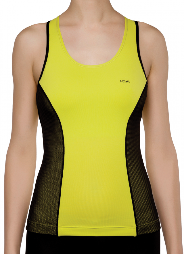 Sports top Sport. Color: yellow