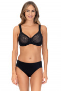 Powerlace mid-rise briefs. Color: black