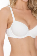 Medvilninė liemenėlė Soft cotton. Spalva: pieno balta