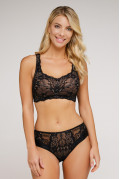 Lace comfort bra Nadine. Color: black