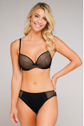 Mesh lace push up bra Kamila. Color: black