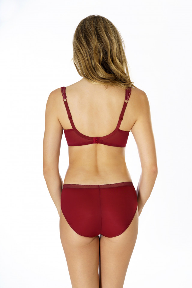 Bra Eliza. Color: garnet red