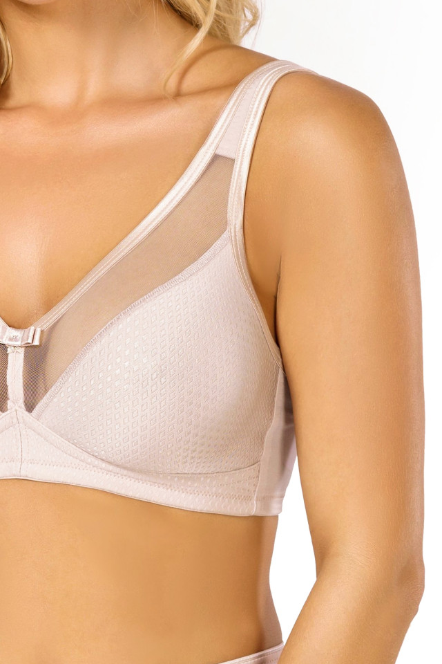 Bra High impact. Color: beige