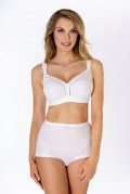 Cotton curve bra. Color: ivory