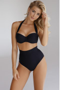 Balconette bikini top. Color: black