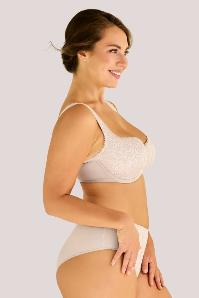 Padded balconette bh Annija. Color: Beige