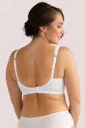 Supportive romantic dots bra Divine. Color: White
