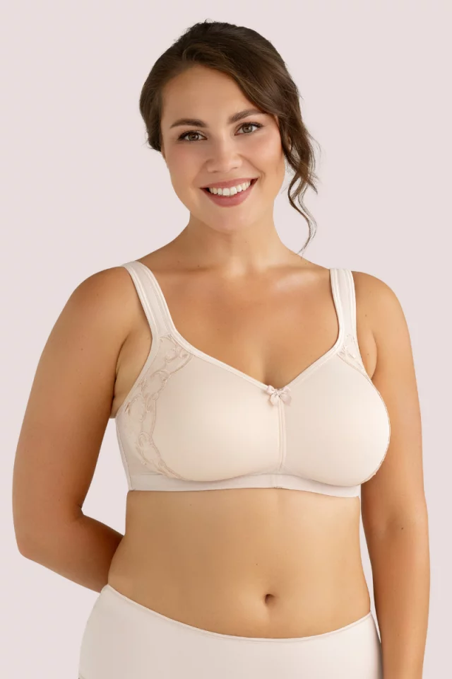Smooth curves T-shirt bra True. Color: beige