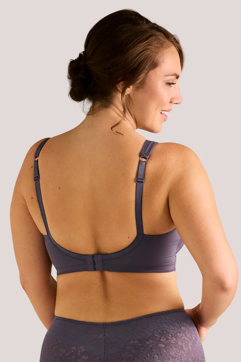 Powerlace support bra. Color: blue-grey