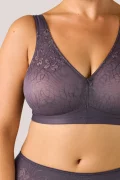 Powerlace support bra. Color: blue-grey