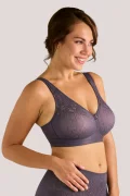 Powerlace support bra. Color: blue-grey