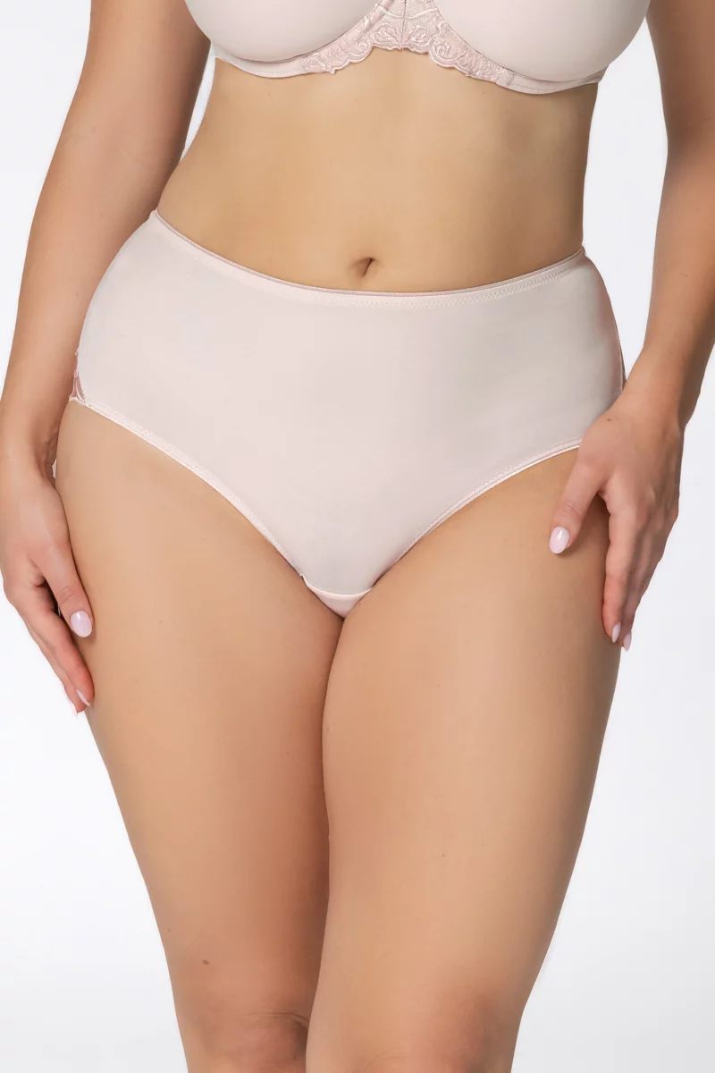 Classic mid-waist briefs Vija. Color: beige
