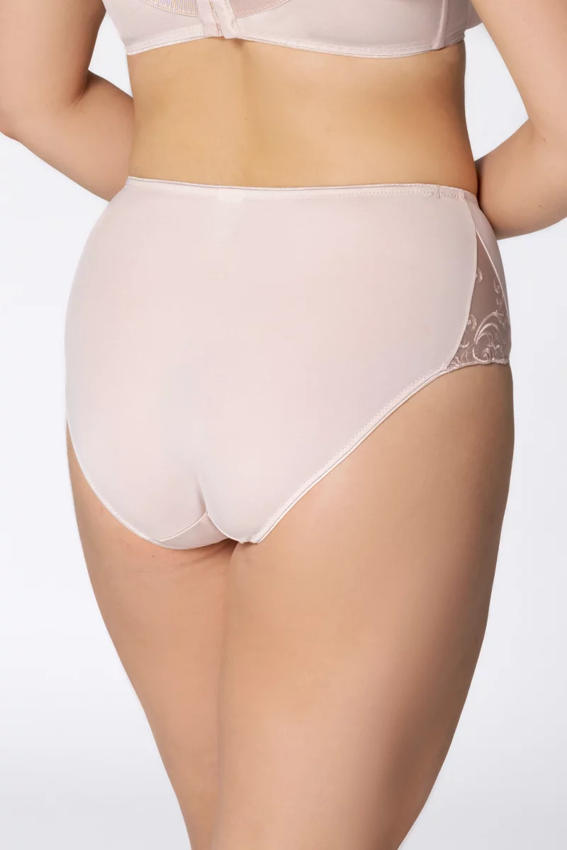 Classic mid-waist briefs Vija. Color: beige