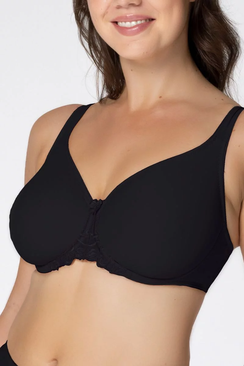 T-shirt bra cup Vija. Color: black T-shirt bra cup Vija. Color: black
