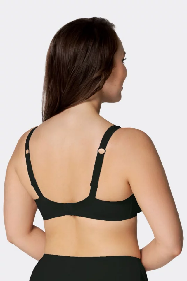 T-shirt bra cup Vija. Color: black