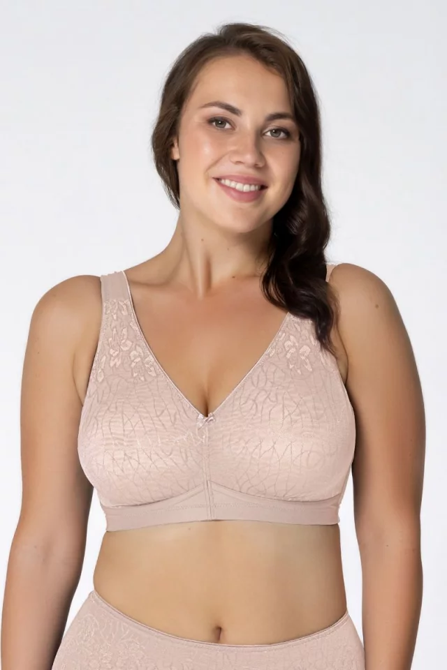Powerlace support bra. Color: beige