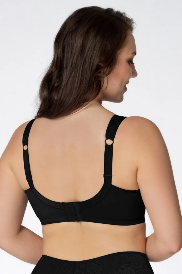 Powerlace support bra. Color: black