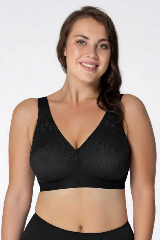 Powerlace support bra. Color: black