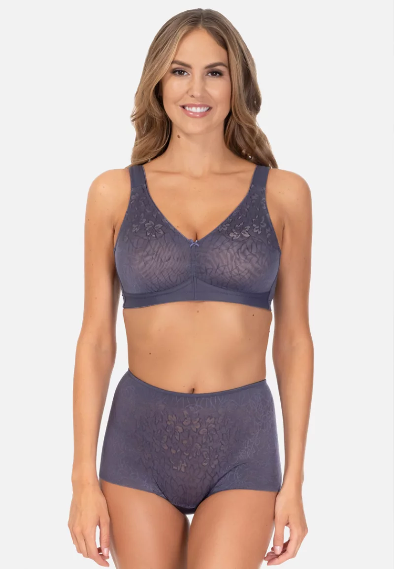 Powerlace support bra. Color: blue-grey Powerlace support bra. Color: blue-grey