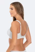 Supportive romantic dots bra Divine. Color: White