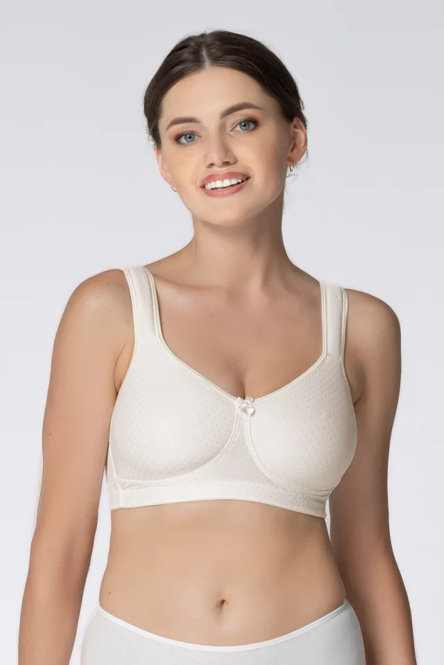 Mastectomy prosthetic bra Martha. Color: ivory