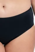 Seamless mid-waist briefs True. Color: black