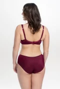 Midwaist briefs Grace. Color: bordeaux 