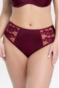 Midwaist briefs Grace. Color: bordeaux 