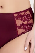 Midwaist briefs Grace. Color: bordeaux 
