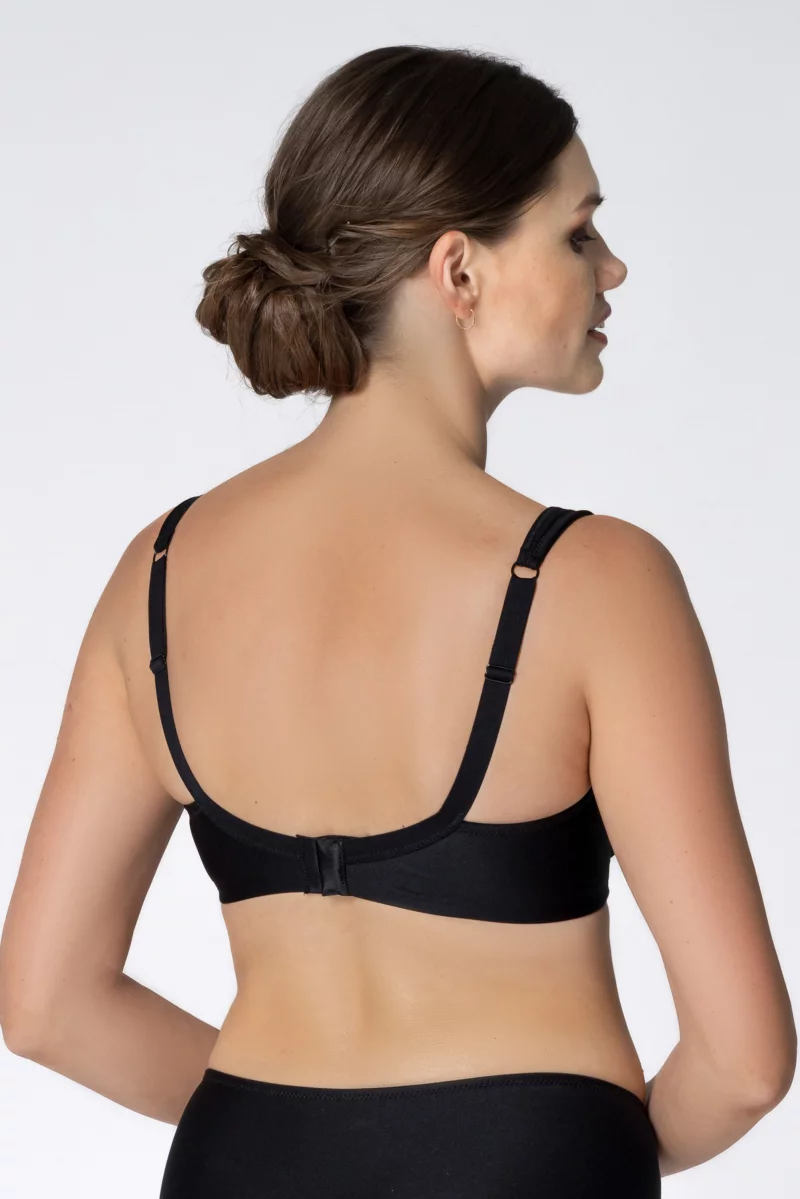 Grace embroidered soft cup bra. Color: black Grace embroidered soft cup bra. Color: black