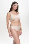 Smooth tanga briefs Soft touch. Color: beige