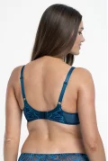 Push-up krūšturis Rebecca. Krāsa: zila