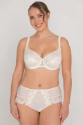Side Support Bra with Cotton Lining. Color: ivory