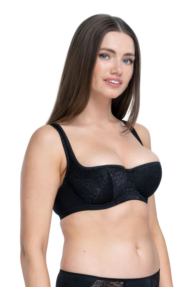 Krūšturis Glorious. Krāsa: melna