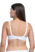 Padded cup balconette bra Glorious. Color: white