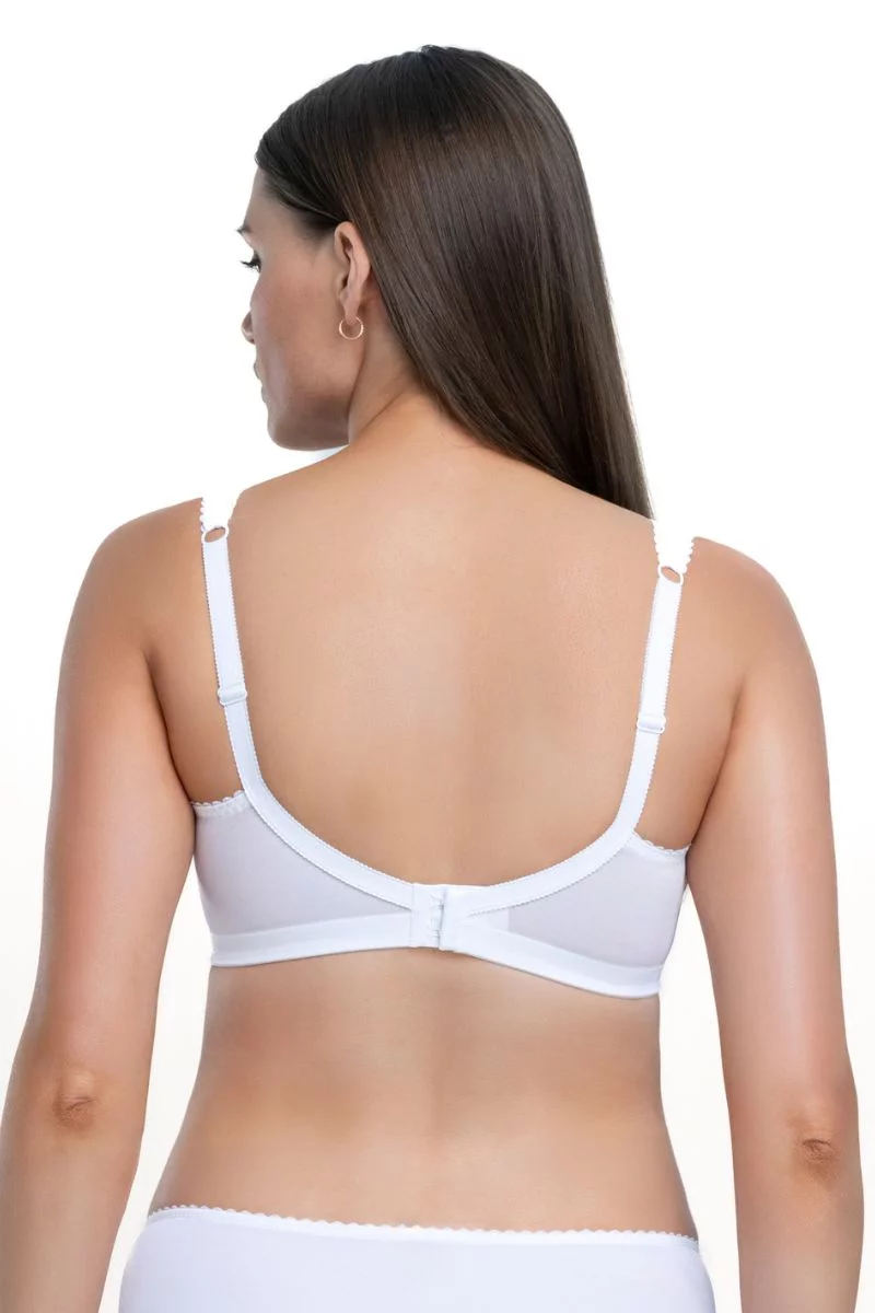 Soft support bra Serena. Color: white