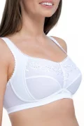 Soft support bra Serena. Color: white