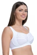 Soft support bra Serena. Color: white