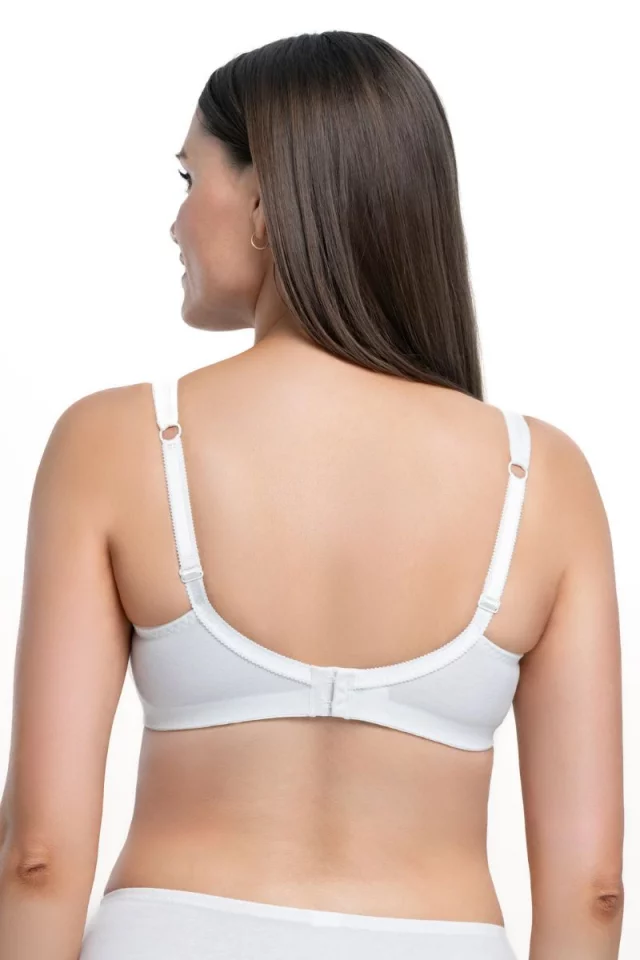 Supportive Soft Lift Bra. Color: ivory