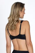 Simplex medvilninė liemenėlė Becky. Spalva: juoda
