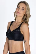 Simplex medvilninė liemenėlė Becky. Spalva: juoda