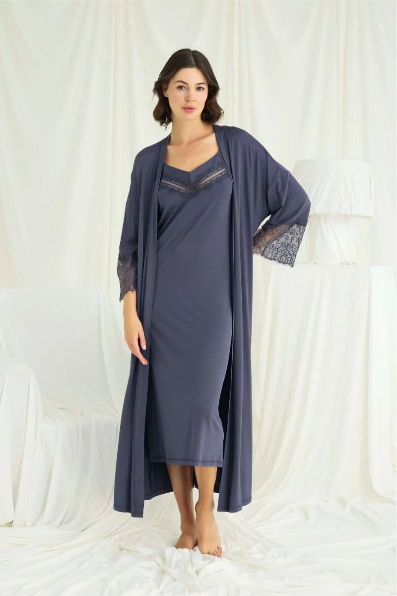 Naktsveļas komplekts Monamise. Krāsa: tumši zila