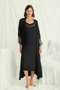 Nightwear set Monamise. Color: black