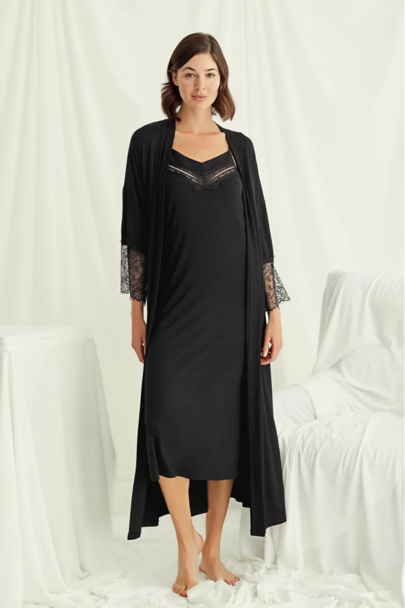 Nightwear set Monamise. Color: black