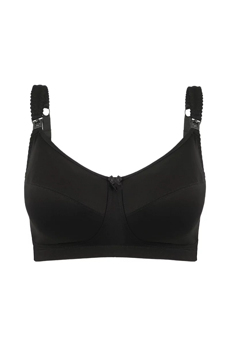Бюстгальтер для кормления Mamacita, чашки F до H. Цвет: черный