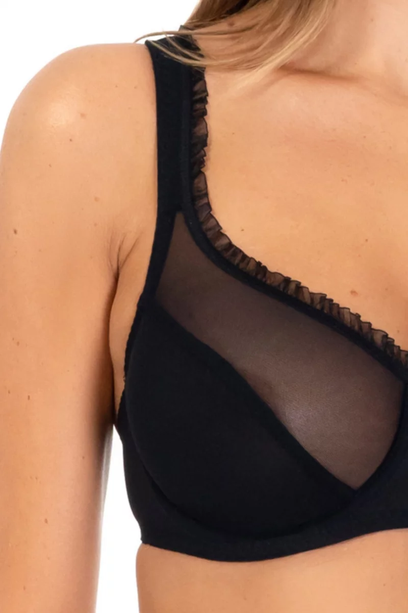 Sheer soft cup bra Tango. Color: black Sheer soft cup bra Tango. Color: black