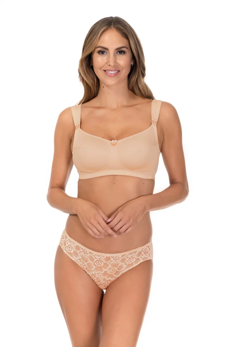 Бюстгальтер для кормления Mamacita, чашки F до H. Цвет: бежевый Бюстгальтер для кормления Mamacita, чашки F до H. Цвет: бежевый