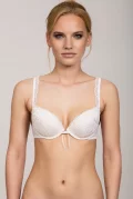Lace push up bra Stella. Color: white